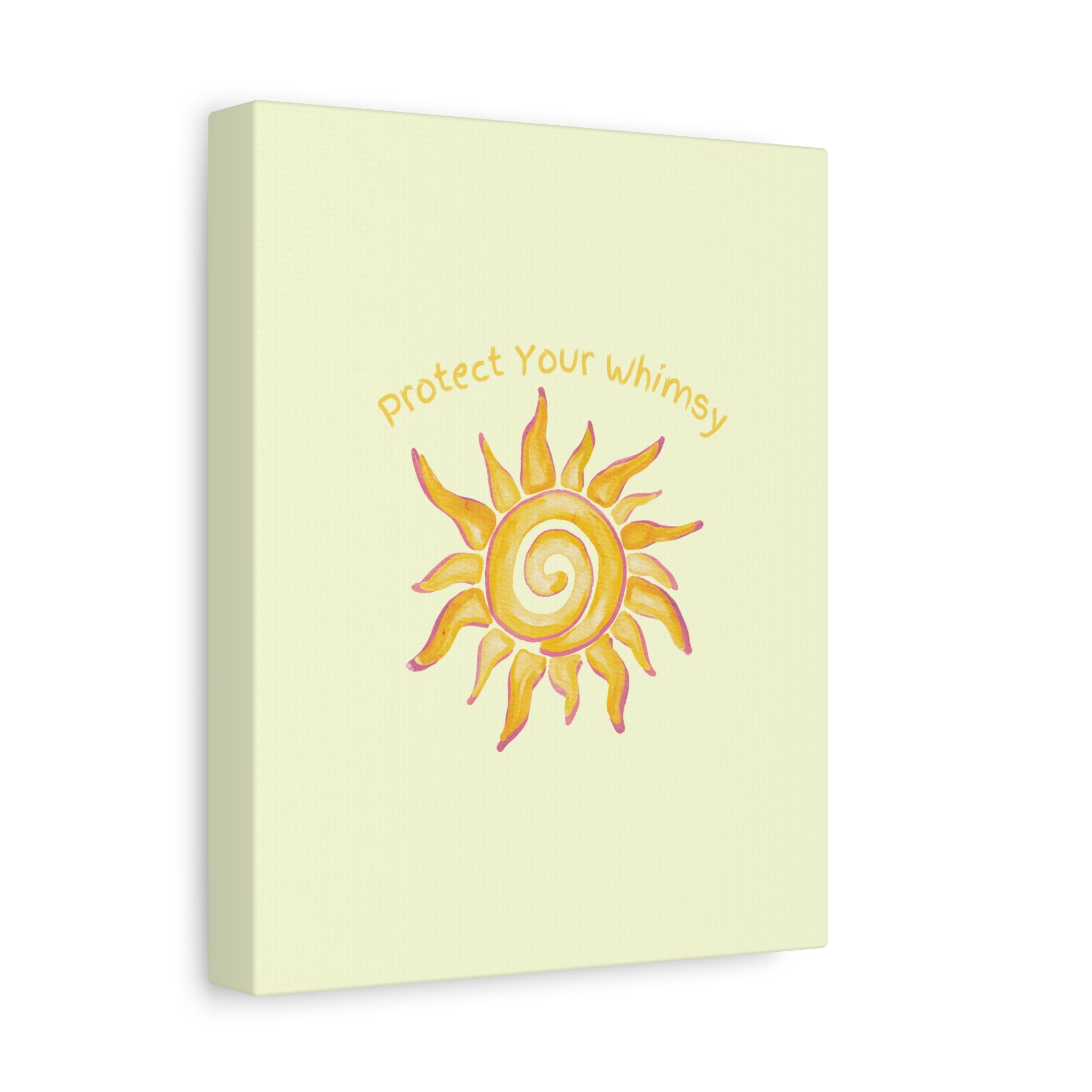 Protect Your Whimsy - Sun Canvas Wall Art