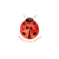 Protect Your Whimsy Ladybug Sticker - Waterproof