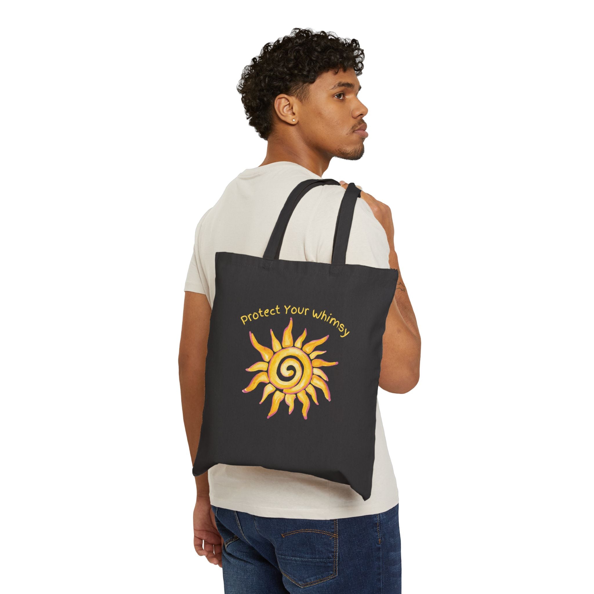 Protect Your Whimsy Canvas Tote Bag