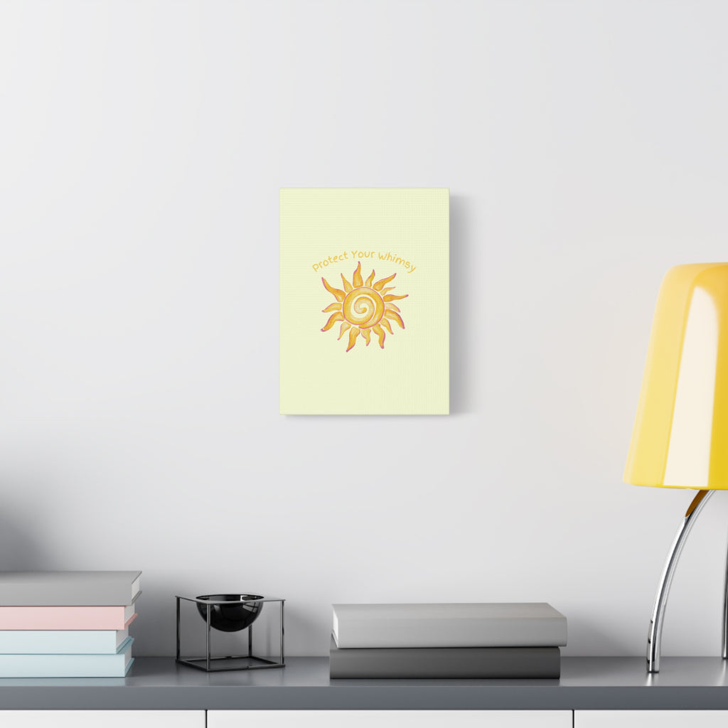 Protect Your Whimsy - Sun Canvas Wall Art