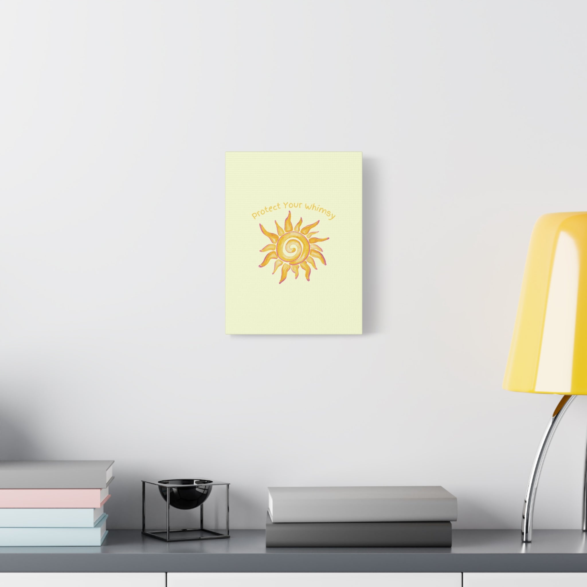 Protect Your Whimsy - Sun Canvas Wall Art