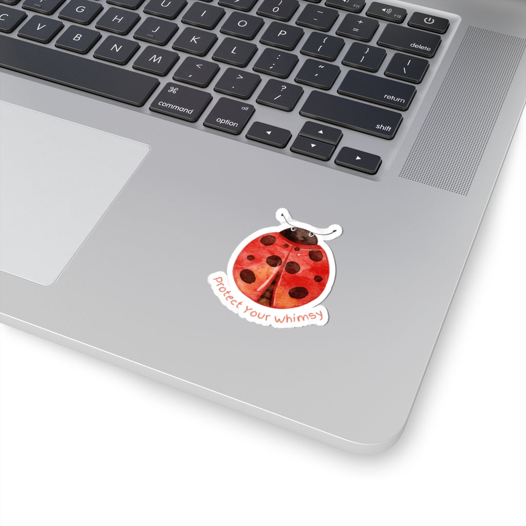 Protect Your Whimsy Ladybug Sticker - Waterproof