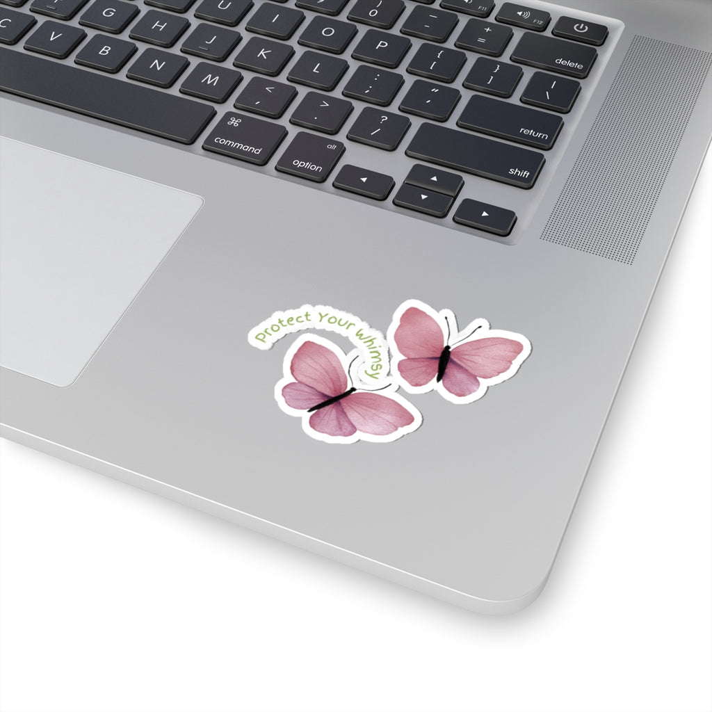 Protect Your Whimsy Butterfly Sticker - Waterproof