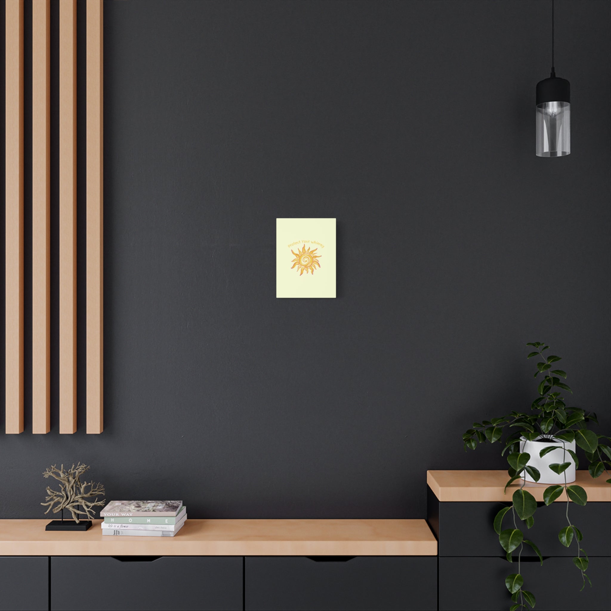 Protect Your Whimsy - Sun Canvas Wall Art