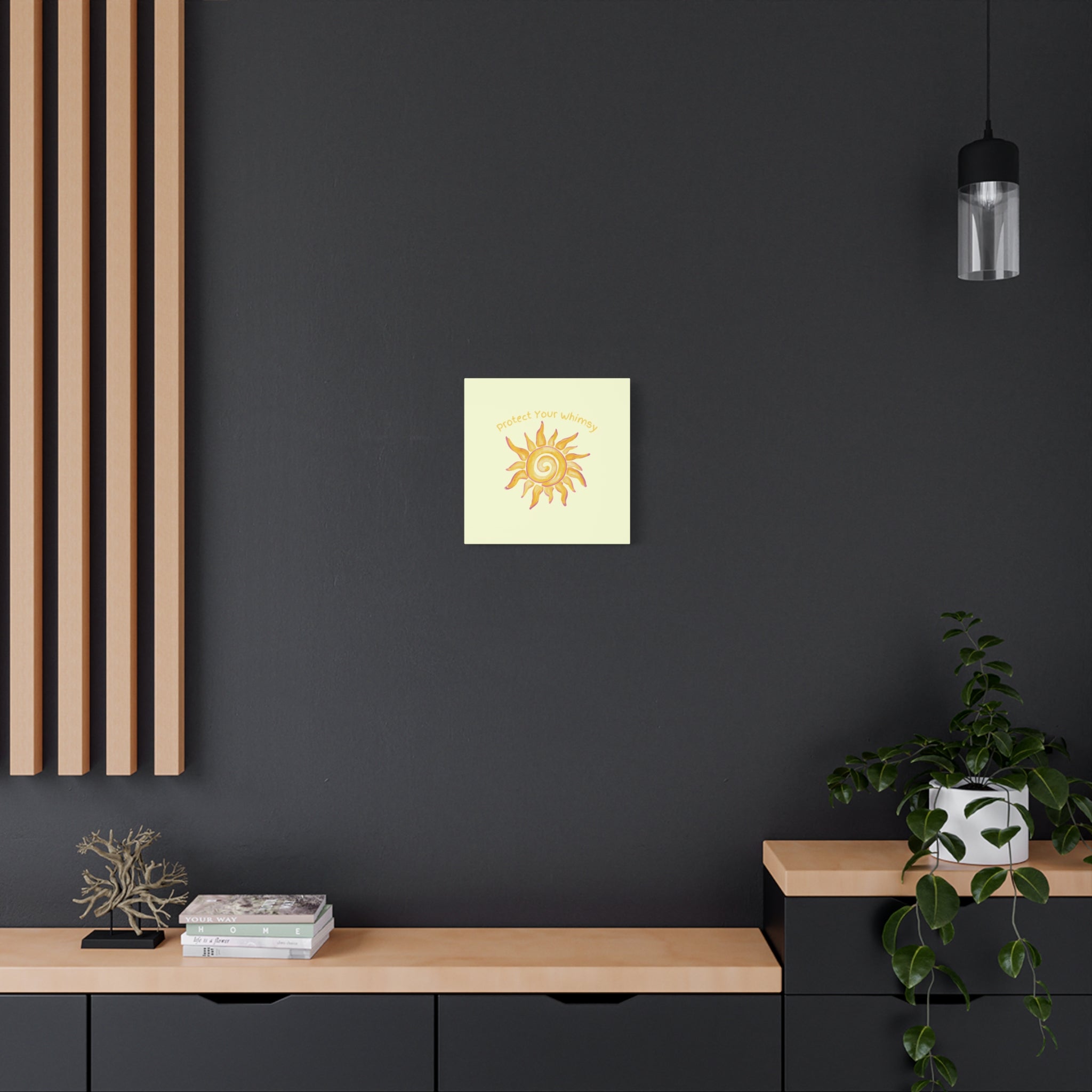 Protect Your Whimsy - Sun Canvas Wall Art