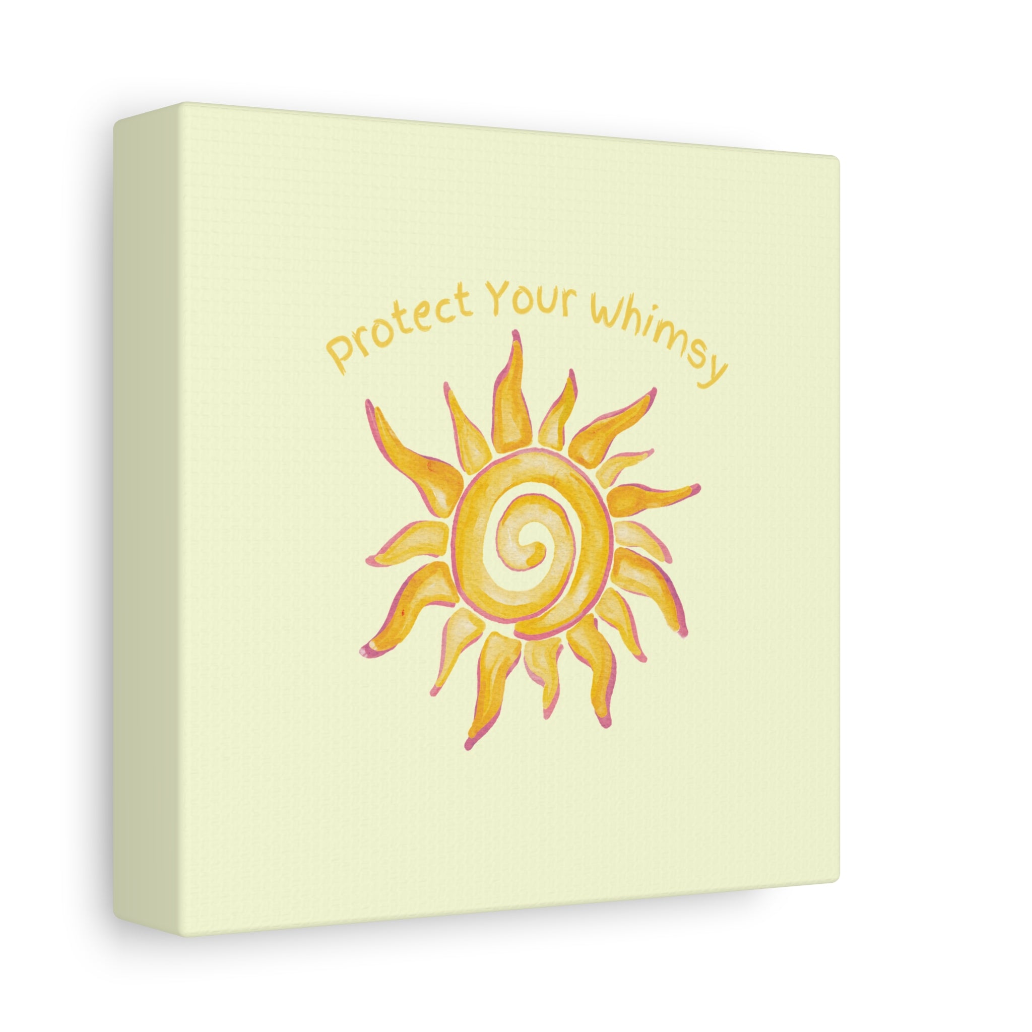 Protect Your Whimsy - Sun Canvas Wall Art