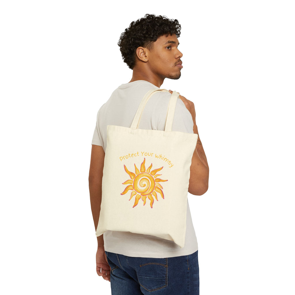 Protect Your Whimsy Canvas Tote Bag