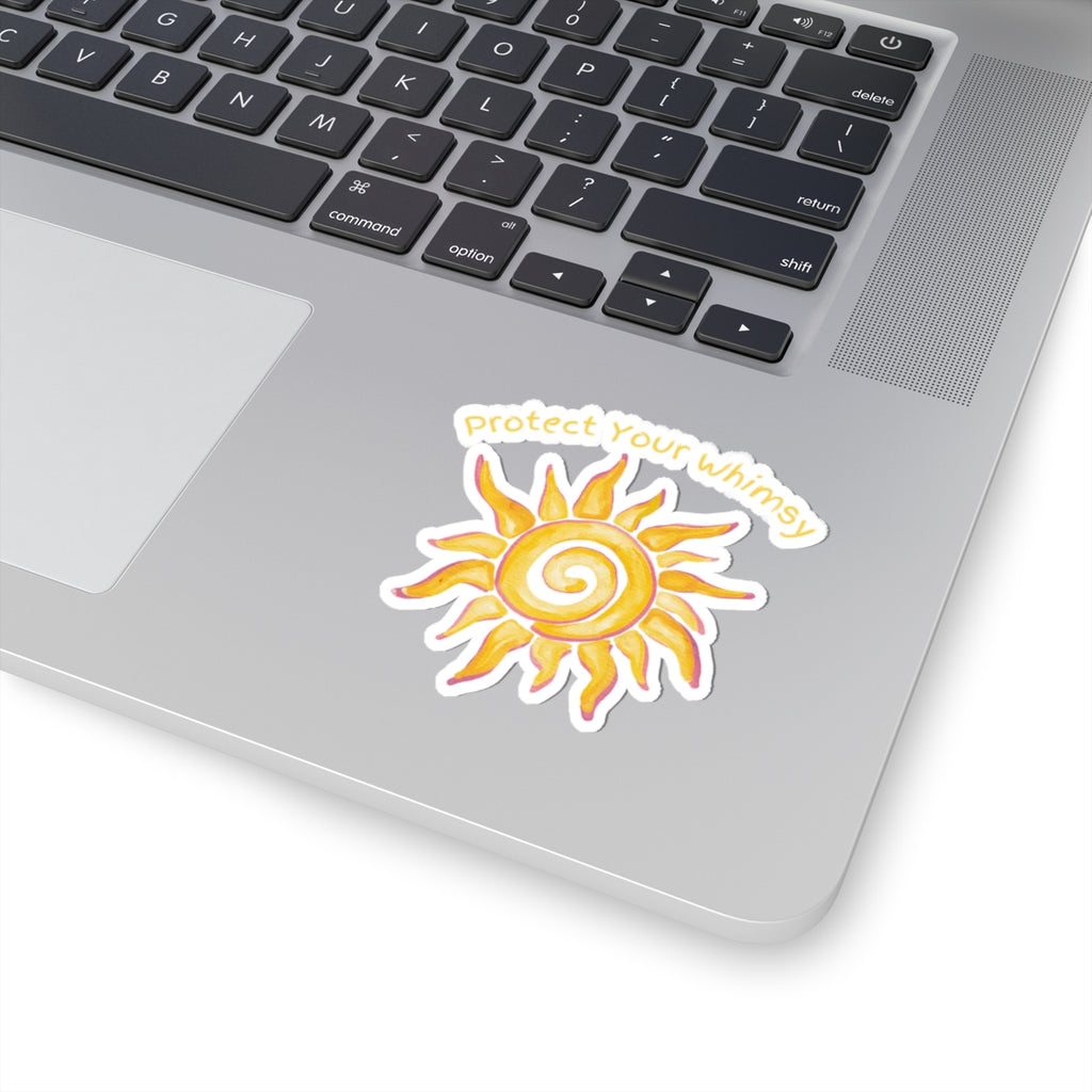 Protect Your Whimsy Sun Sticker — Waterproof