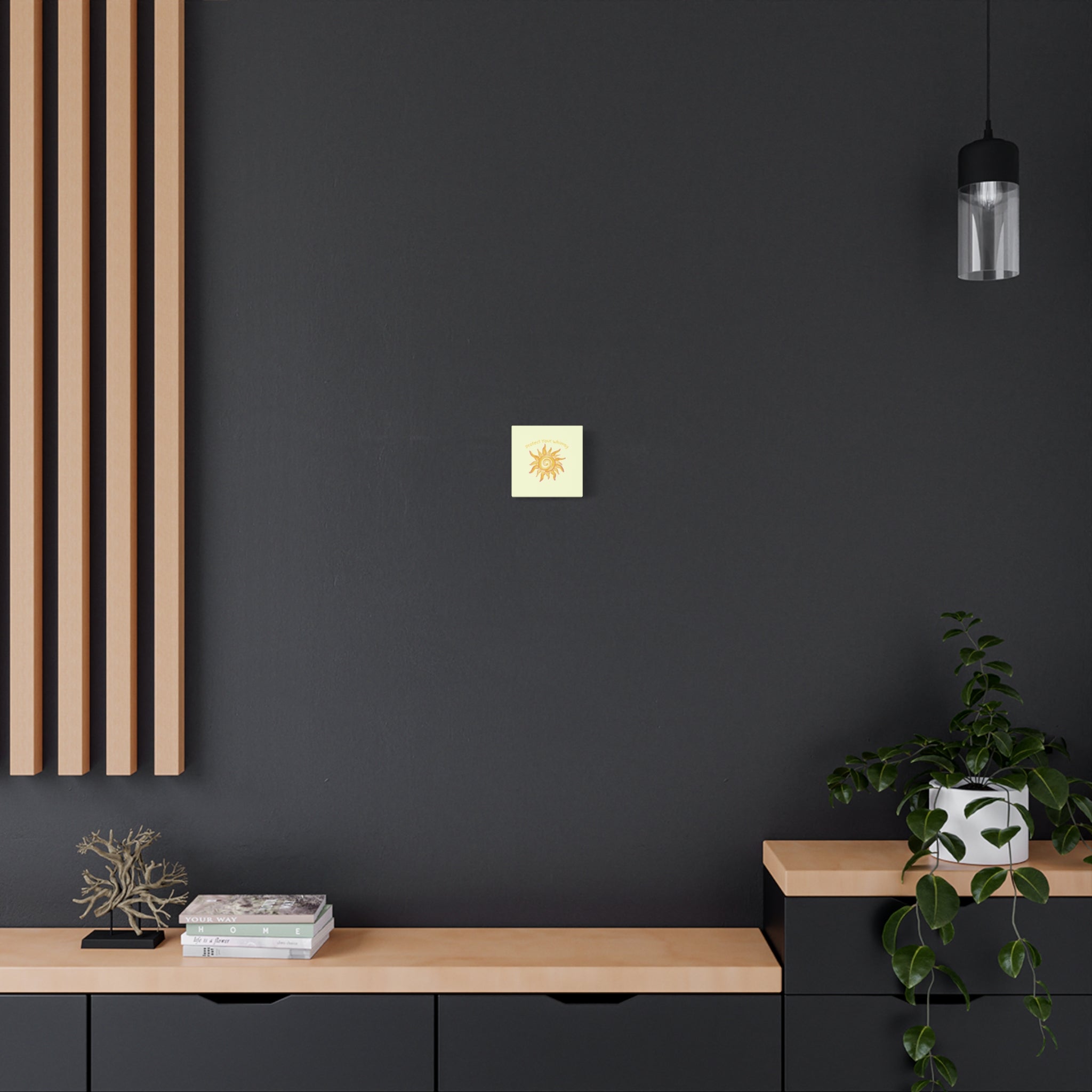 Protect Your Whimsy - Sun Canvas Wall Art