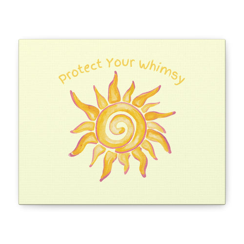 Protect Your Whimsy - Sun Canvas Wall Art