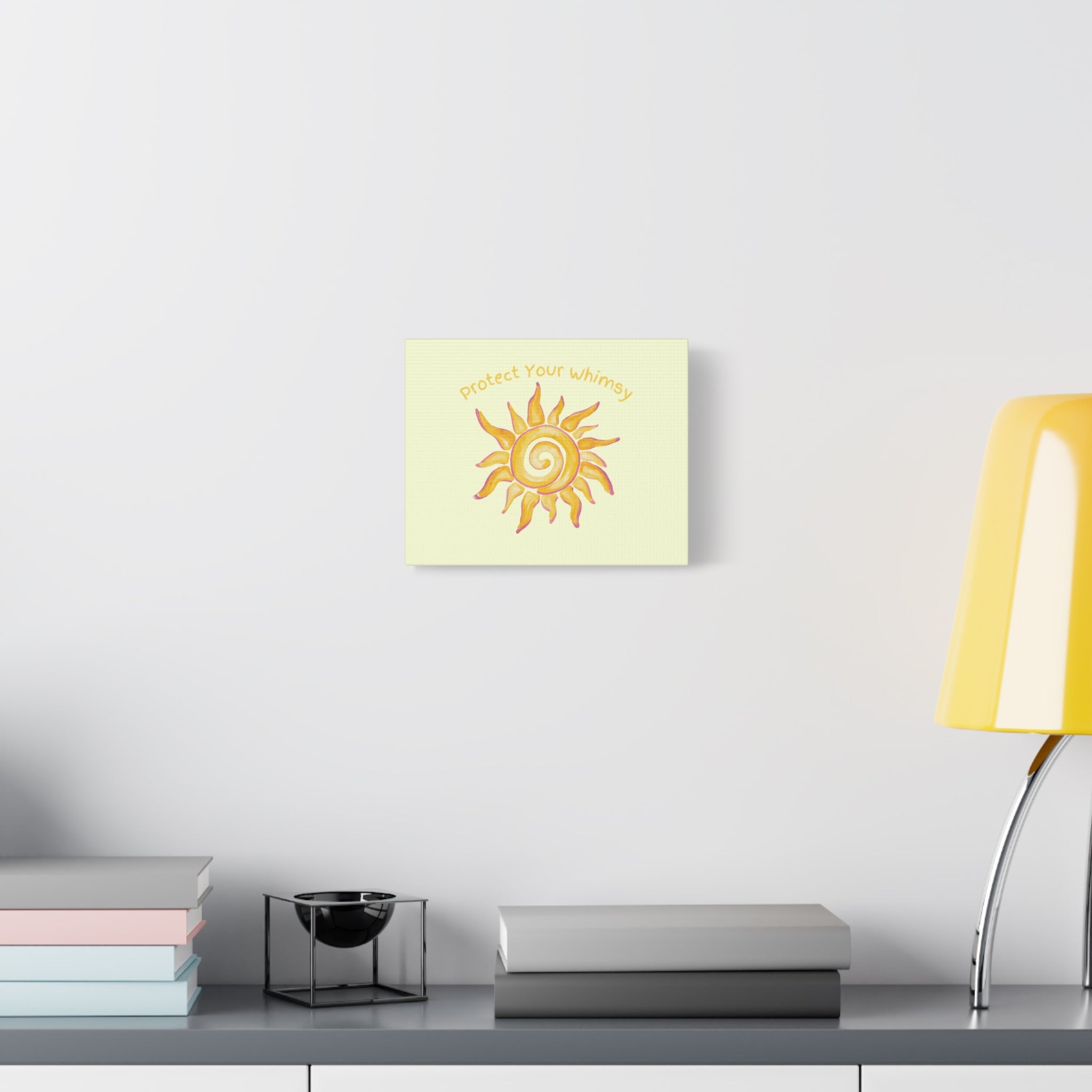 Protect Your Whimsy - Sun Canvas Wall Art