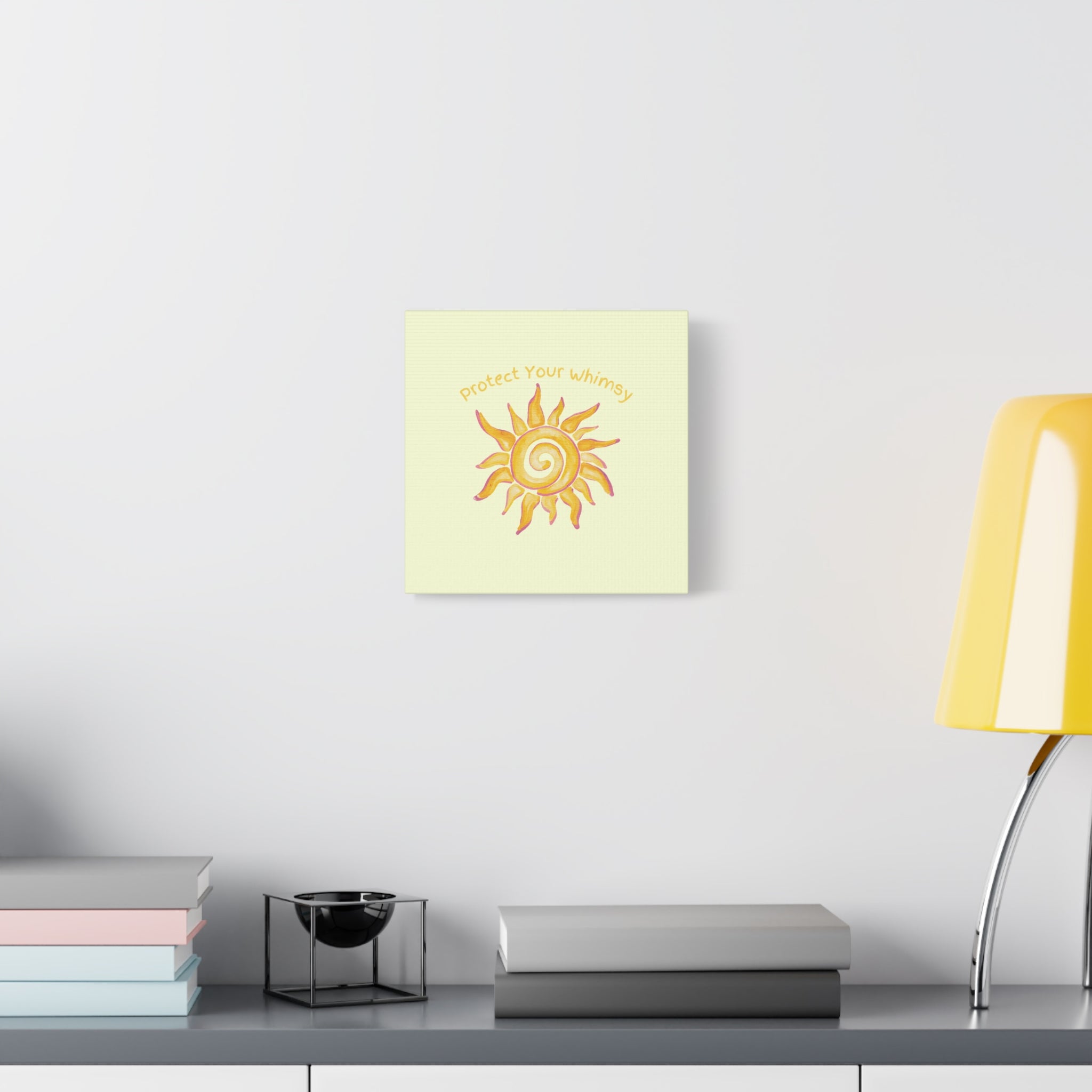 Protect Your Whimsy - Sun Canvas Wall Art