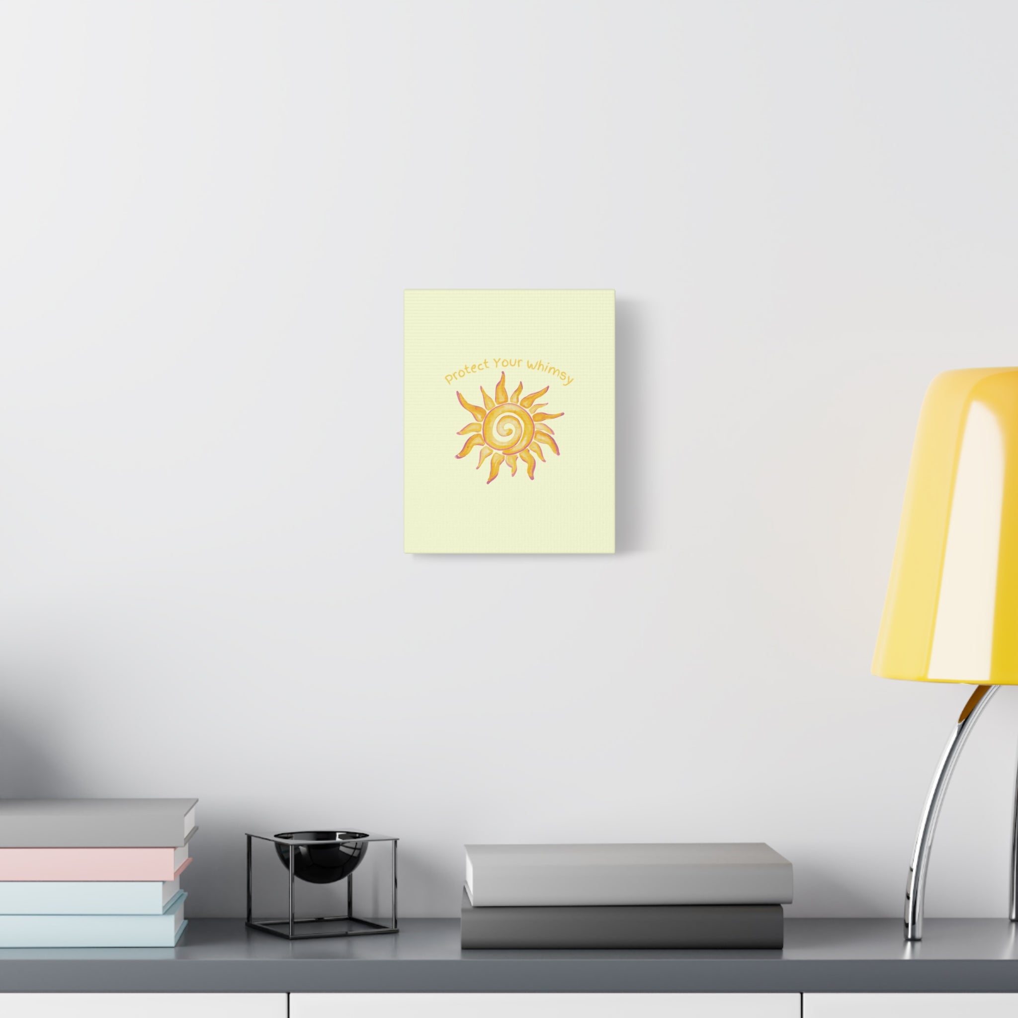 Protect Your Whimsy - Sun Canvas Wall Art